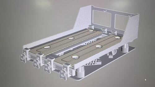 JGX-0956D-72A เครื่องแยกเชือกสายสําหรับการแยกสั่นของตู้เรือ 100 กิโลกรัม