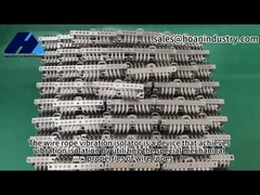 เครื่องแยกความสั่นสะเทือนจากเชือกไฟฟ้าที่มีความยืดหยุ่นสูง ซีรี่ย์ JGX-0240 สําหรับอุตสาหกรรมพลังงาน