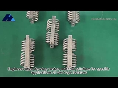 เครื่องแยกความสั่นสะเทือนจากเชือกไฟฟ้าที่มีประสิทธิภาพสําหรับอุปกรณ์อากาศและอุปกรณ์สื่อสาร JGX-0400-22A