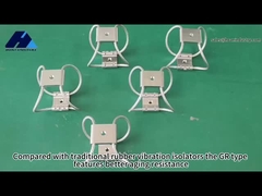 เครื่องแยกความสั่นสะเทือนจากเชือกสายไฟ GR4-18D-A ที่ทนทานกับอุณหภูมิสําหรับการทํางานในอุตสาหกรรมที่เรียบร้อย