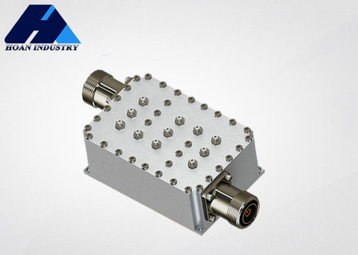 JT-QTF-1300-DIN แฟลเตอร์ช่องแบนด์พาส 1200-1400 MHz การนําคลื่นที่กําหนดเอง ความสูญเสียการใส่ต่ํา