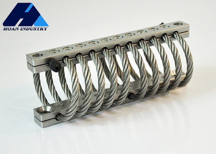 JGX-0480A-75A ลดความเสียหายจากการสั่นสะเทือนได้อย่างมีประสิทธิภาพด้วยเครื่องแยกสั่นสะเทือนสายใยสําหรับสถานที่อุตสาหกรรม