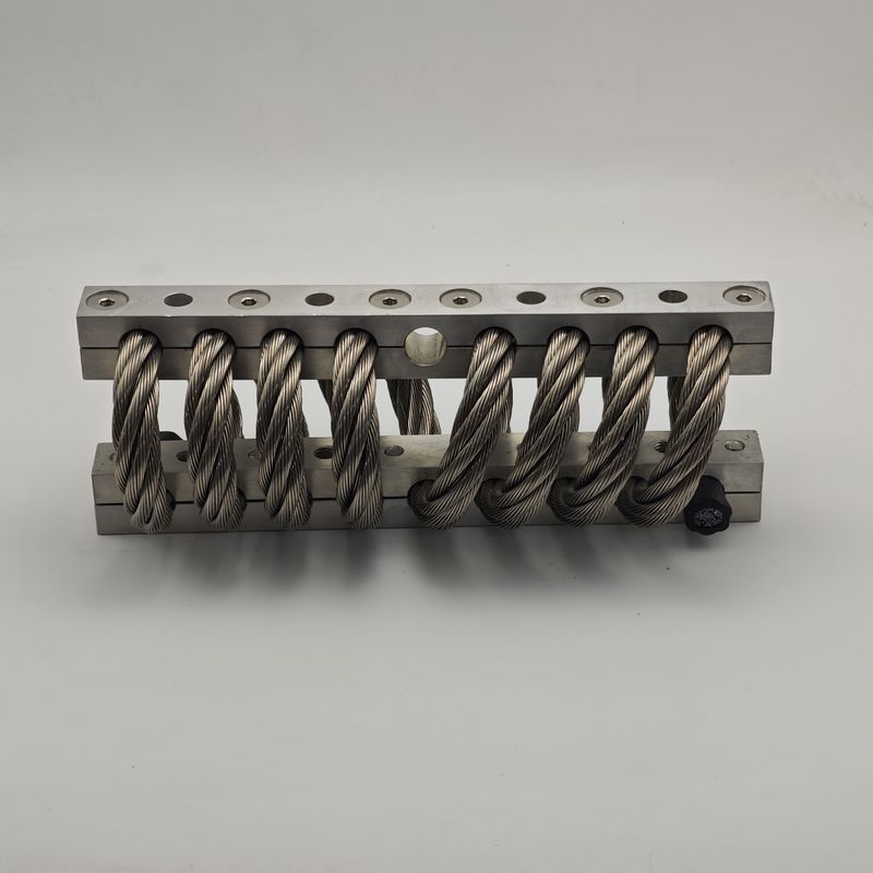 JGX-0956D-80A เครื่องแยกความสั่นสะเทือนจากเชือกสายสําหรับเครื่องมือแม่นยํา 6 วงกลม กว้าง 9.5 มิลลิเมตร ภาระสถิติสูงสุด 80 กิโลกรัม