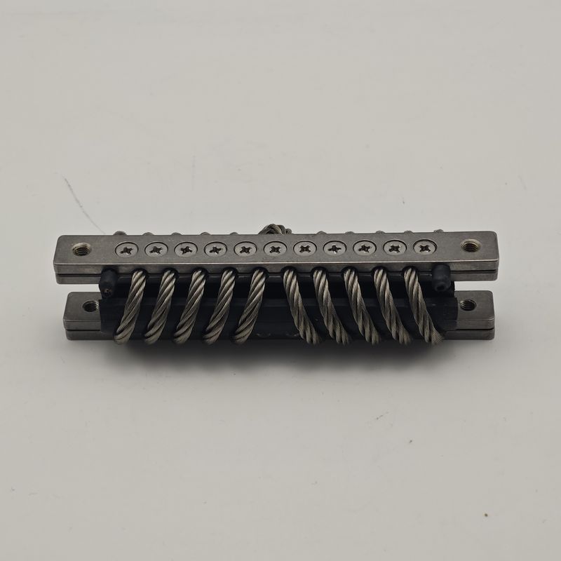 ตัวกันสะเทือนแบบลวดสลิง GX-40AN ที่ปรับแต่งเอง ขนาด 113 มม. * 40 มม. ความหนา 32.5±มม. และอุณหภูมิใช้งาน 1000℃-1800℃