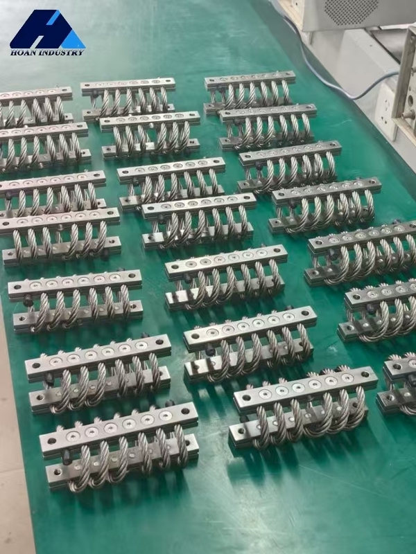 JGX-1598A-285A ตัวแยกการสั่นสะเทือนด้วยลวดสลิงเหล็ก ป้องกันอุปกรณ์ที่มีความแม่นยำจากแรงสั่นสะเทือนและแรงกระแทก