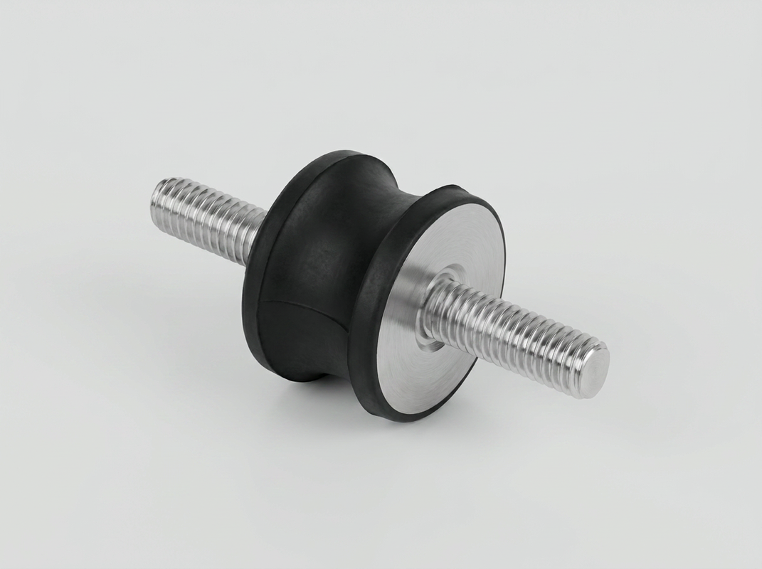 Hoan JRD-Type Double Male Threaded Rubber Vibration Isolators มุมยางทรงกระบอก