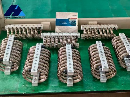 ราคาดี ตัวแยกสายเคเบิลสแตนเลสและอลูมิเนียมพร้อมรับน้ำหนักสถิตสูงสุด 515 กก. และการออกแบบ 8 ห่วงสำหรับการควบคุมการสั่นสะเทือน ออนไลน์