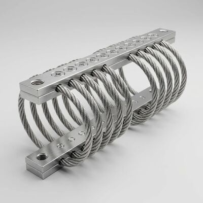 ราคาดี JGX-0240D-6.3A ลวดเชือกการสั่นสะเทือน Isolator อายุการใช้งานความเมื่อยล้าสูงการทำงานแบบ Dual-Mode Transit ป้องกัน Non-Linear Damping ออนไลน์